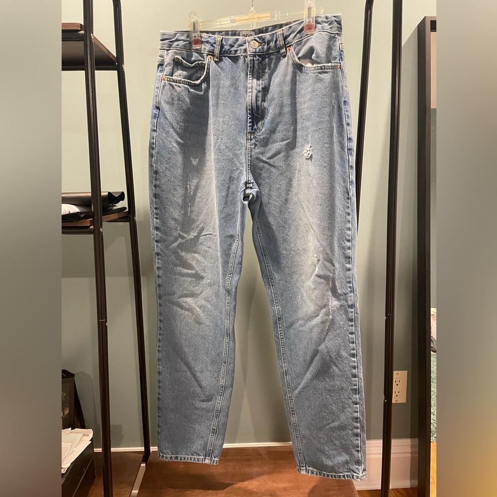 Urban Outfitters Light Blue Straight Leg Jeans